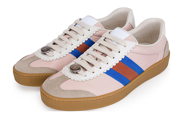 (WMNS) Gucci G74 Web Casual Shoes 'Pink Blue' 624484-0PV20-9561
