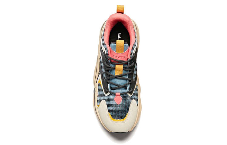 (WMNS) ANTA Running Series Sneakers 'Rice Black Green' 12918881-3