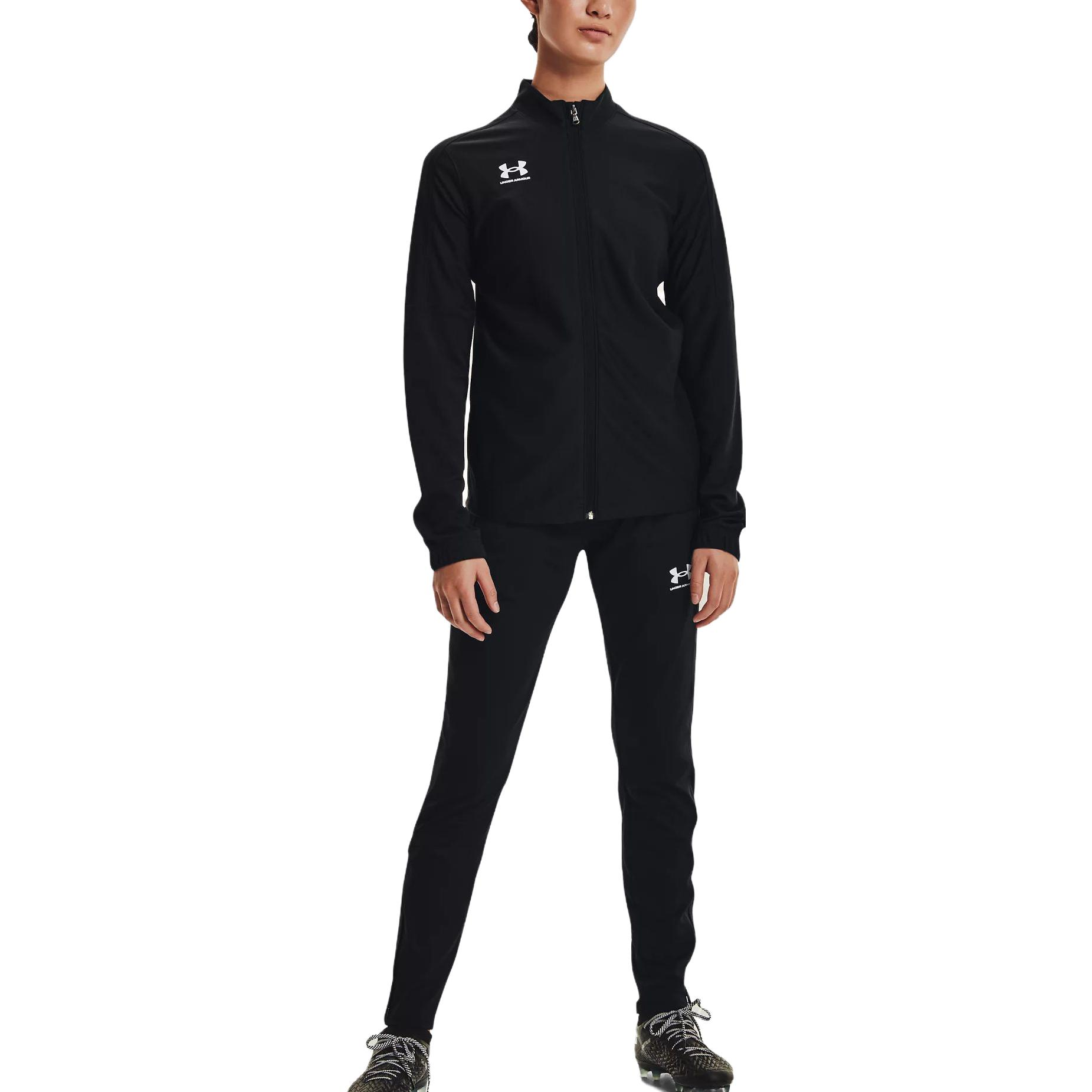 (WMNS) Under Armour Challenger Track Jacket 'Black' 1365427-001