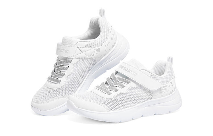 Skechers Great News Sneakers K White/Silver 312012L-WSL