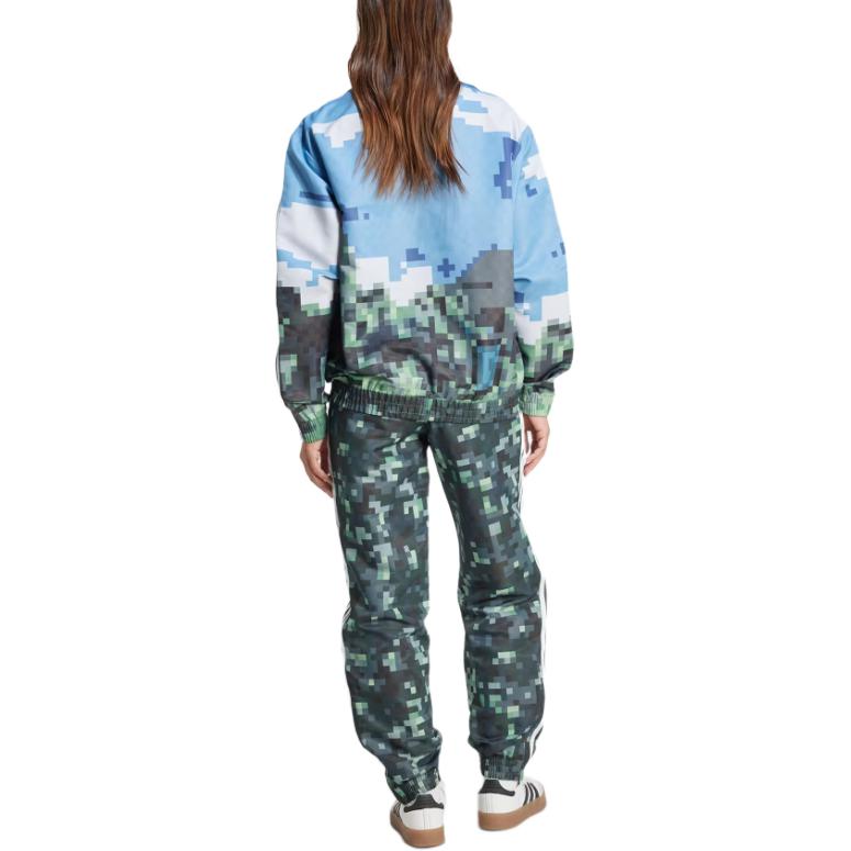 adidas x Minecraft Track Pants Asia Sizing 'Green' JZ9922