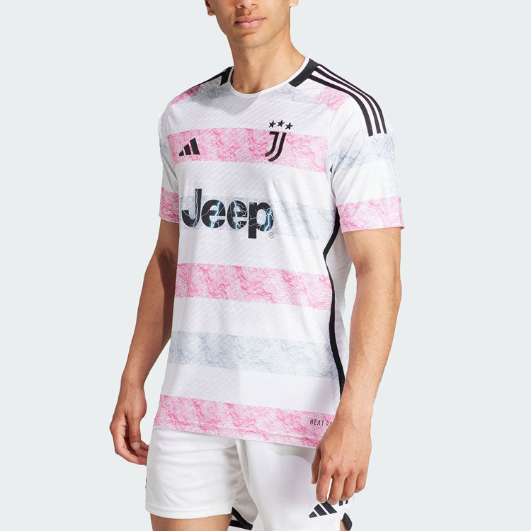 adidas Juventus 23/24 Away Authentic Jersey 'White' HR8246