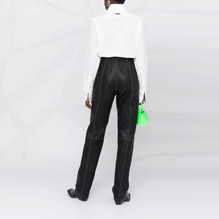 (WMNS) Off-White SS21 Long-Sleeved Shirt White OWGA096S21FAB0010100