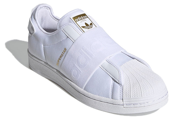 adidas Superstar Slip-On Shoes 'White Gold Metallic' GZ8398
