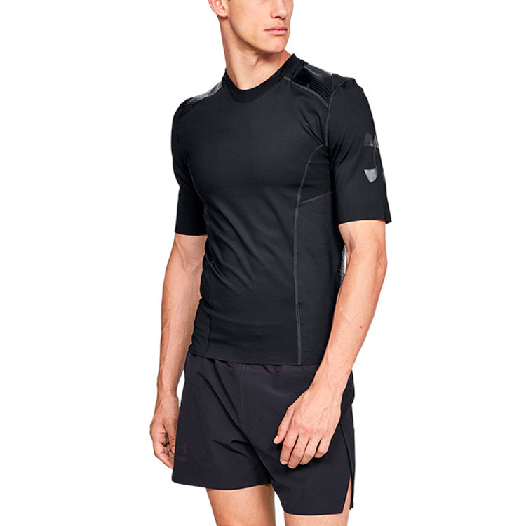 Under Armour Perpetual Superbase 1/2 Sleeve T-shirt 'Black' 1320980-001