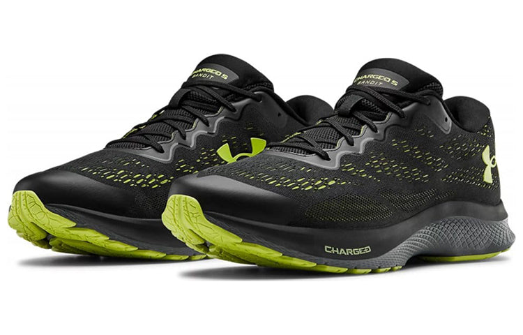 Under Armour Charged Bandit 6 'Black Green Citrine' 3023019-004