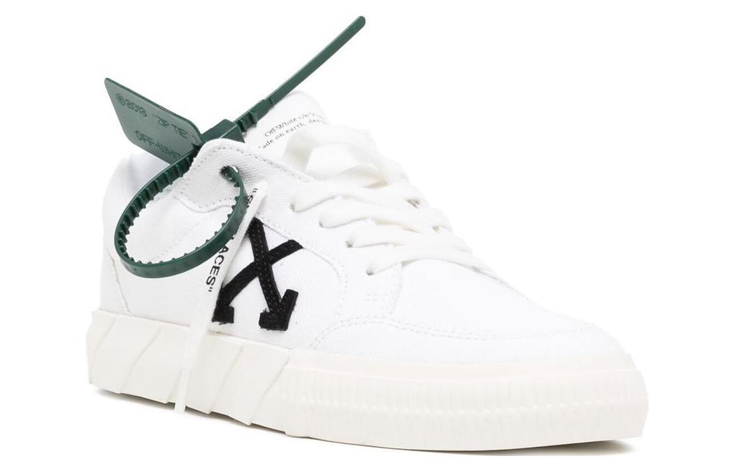 (WMNS) Off-White Vulc Low Canvas Sneaker 'White Black Orange' OWIA272C99FAB0020110