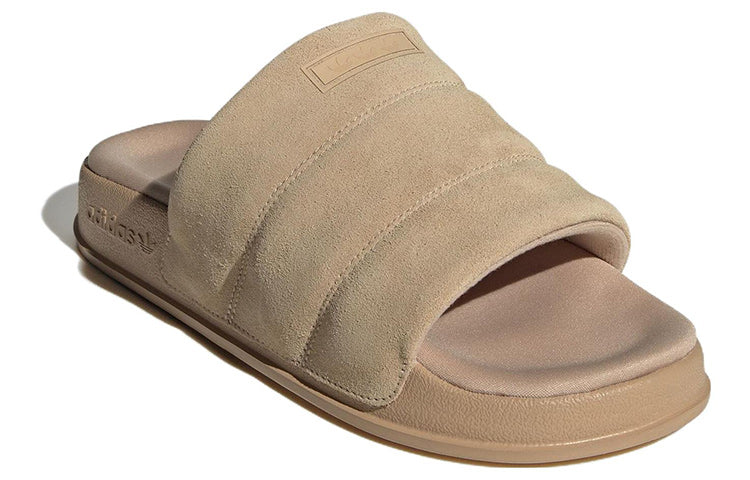 (WMNS) adidas Adilette Essential Slides 'tan' IE9650