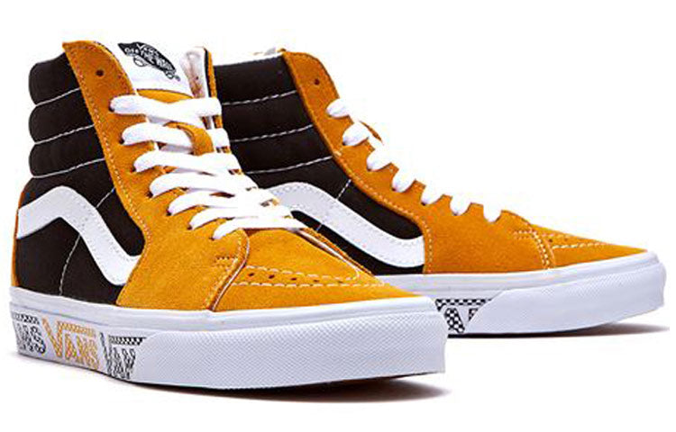 Vans Sk8-hi Black Yellow Splicing Unisex 'Sunflower Black' VN0A4BV6SXY