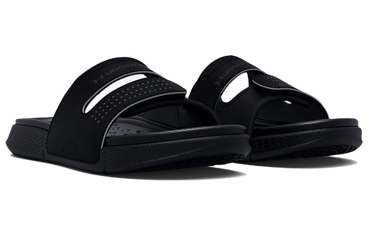 (WMNS) Under Armour Ansa Studio Slide 'Black Jet Grey' 3025045-001