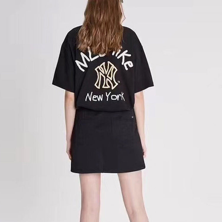 MLB New York Yankees Printing Loose Unisex Black 31TSSJ931-50L
