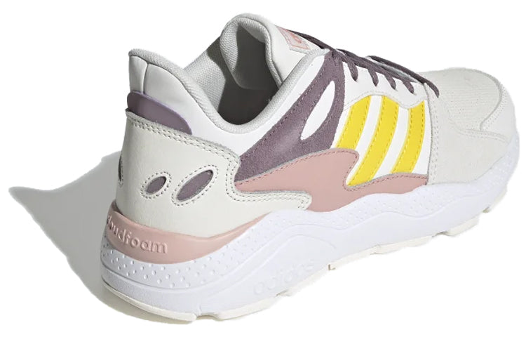 (WMNS) adidas neo Crazychaos 'White Yellow Brown' EG8751