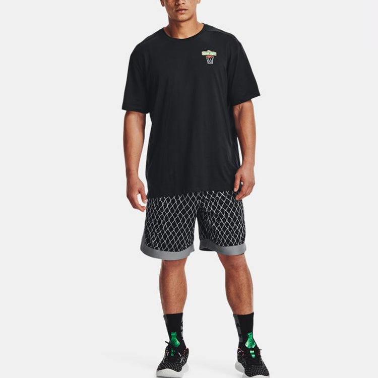 Under Armour Curry Sesame Street Graphic Tee 'Black' 1366621-001