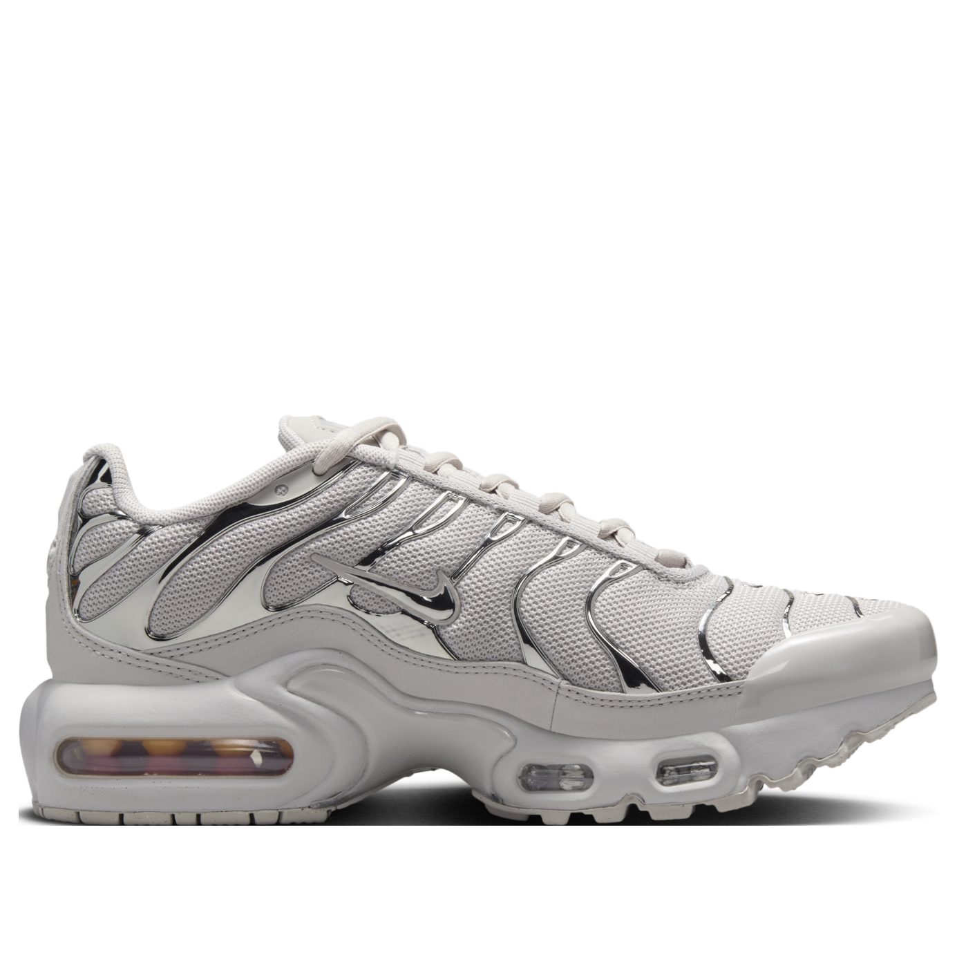 (GS) Nike Air Max Plus 'Light Iron Ore Gym Red Smoke Grey Metallic Silver' FZ0977-001