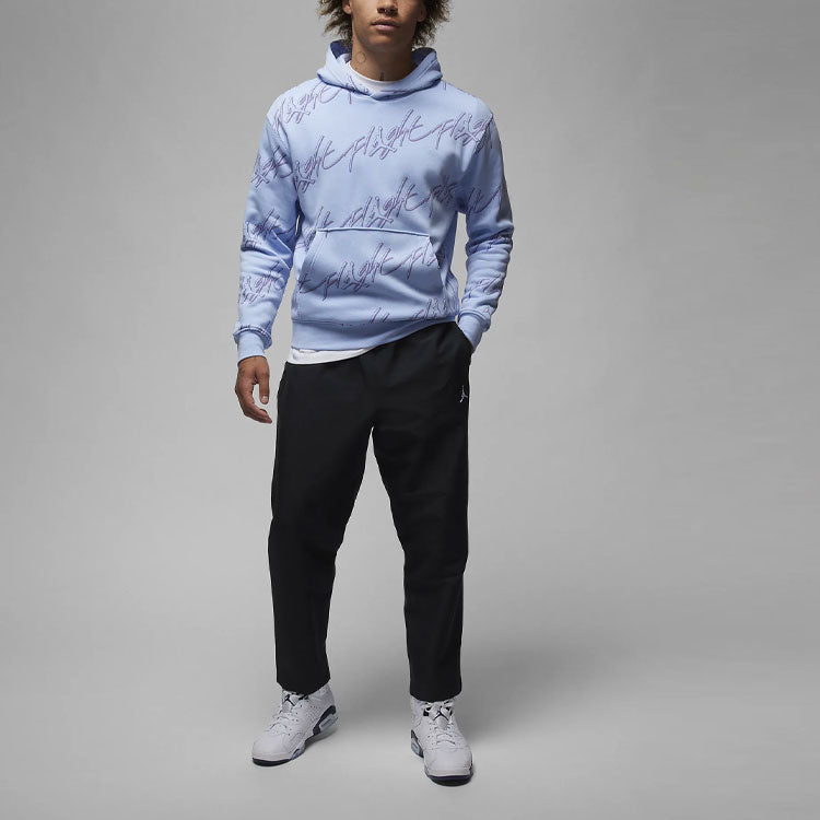 Air Jordan Fleece Pullover Hoodie 'Blue' FB7318-425