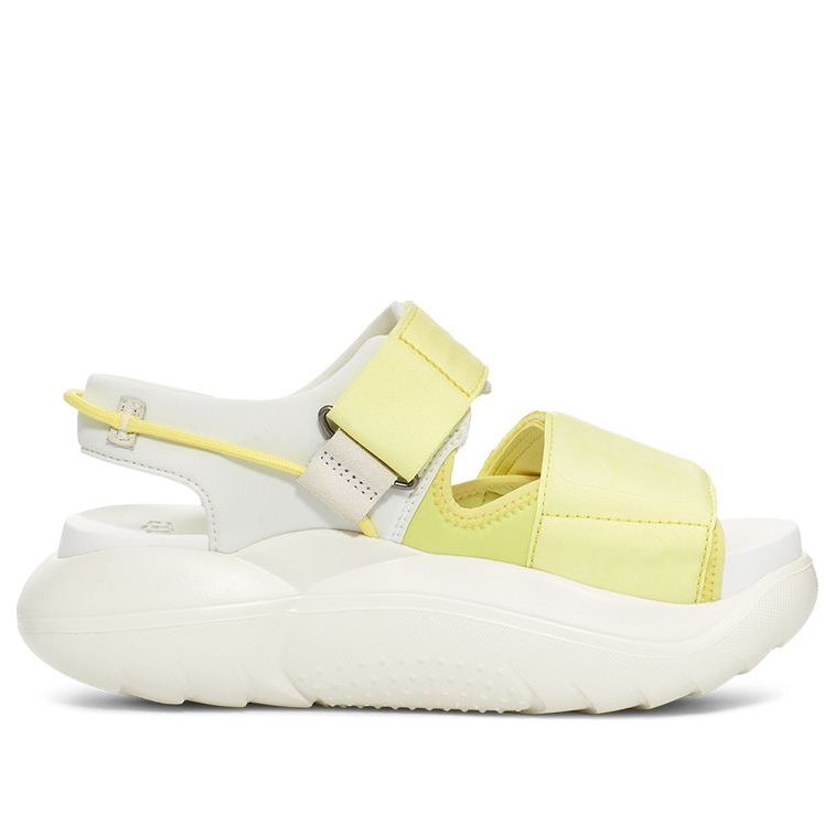 (WMNS) UGG LA Cloud Strap Flatform Sandal 'Neon Green White' 1125103-LELI