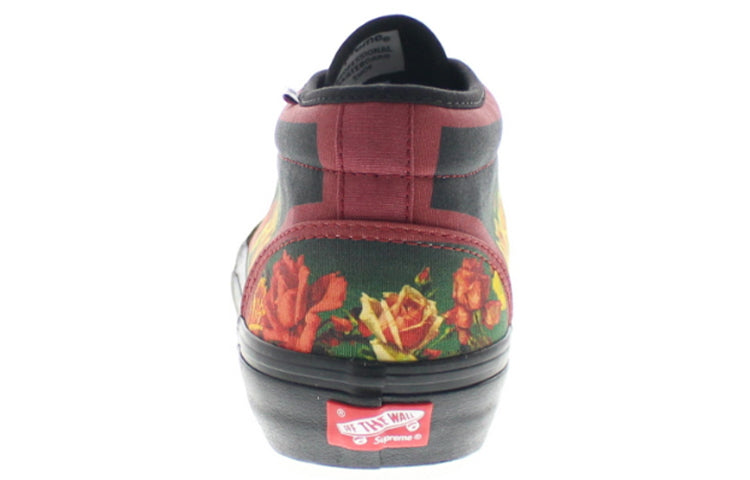 Vans Supreme x Jean Paul Gaultier x Chukka 95 'Burgundy Floral' VN0A49G2T5S