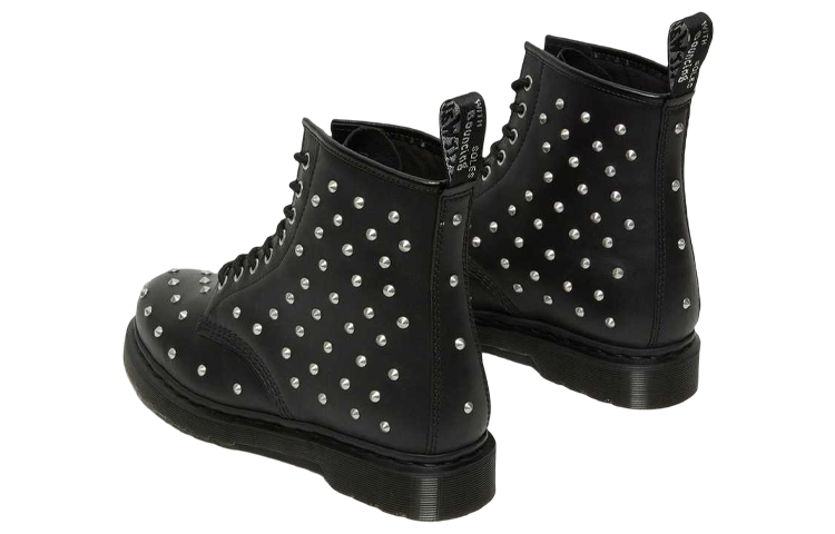 Dr. Martens 1460 Stud Wanama Leather Lace Up Boots 'Black' 27040001