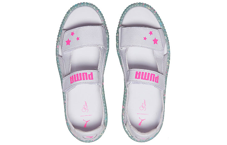 (WMNS) PUMA x Sophia Webster Platform Sandals White/Pink 364703-01