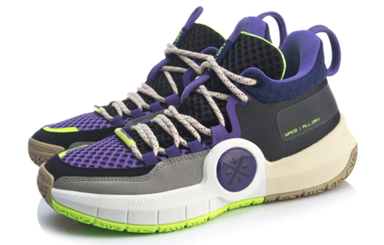 Li-Ning ALL DAY 4 Mid-Top Black/Purple Bige ABPP025-7