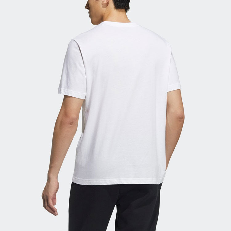 adidas neo M Ce Grph Tee 2 Logo Printing Sports Short Sleeve White GP4877