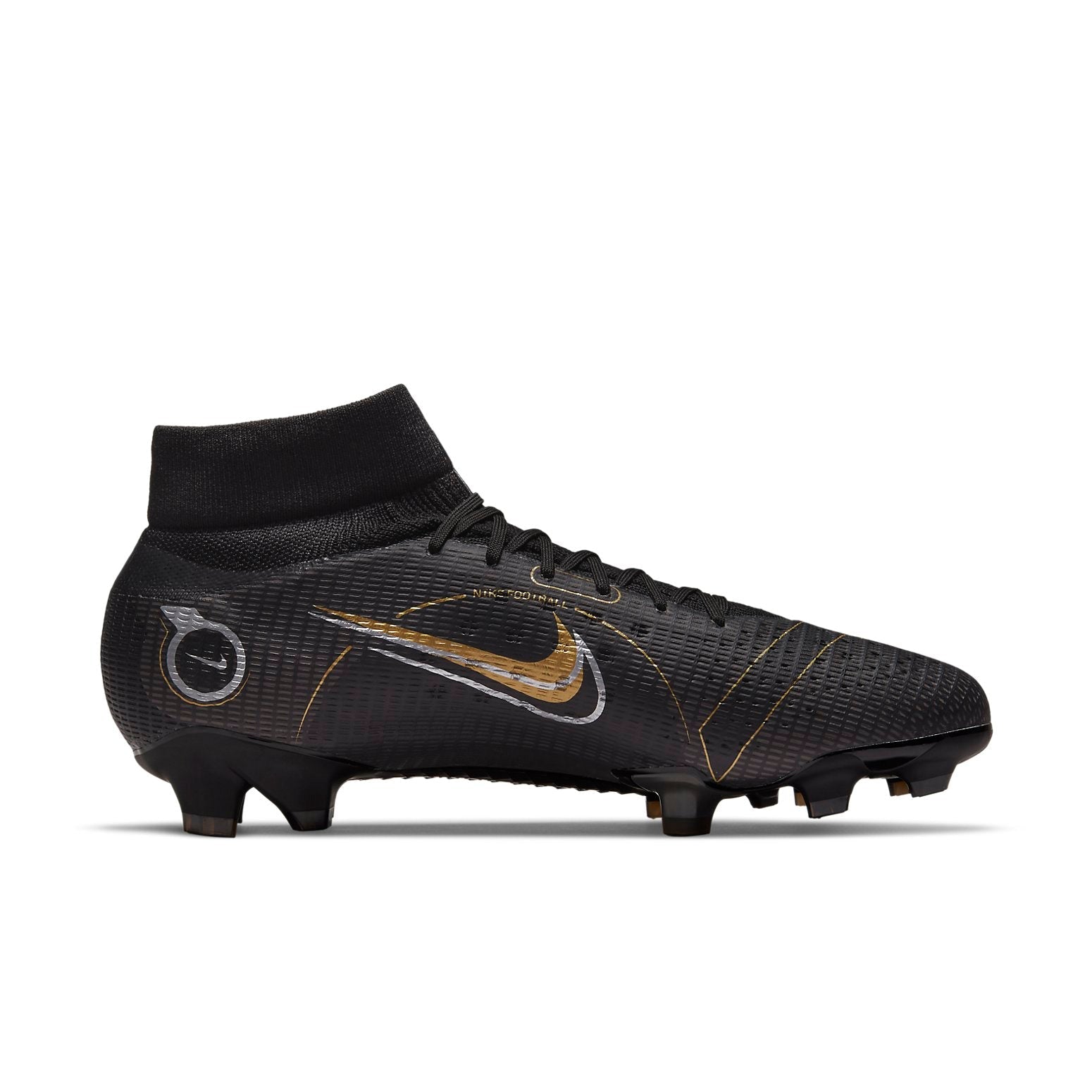 Nike Mercurial Superfly 8 Pro FG 'Black Metallic Gold' DJ2848-007