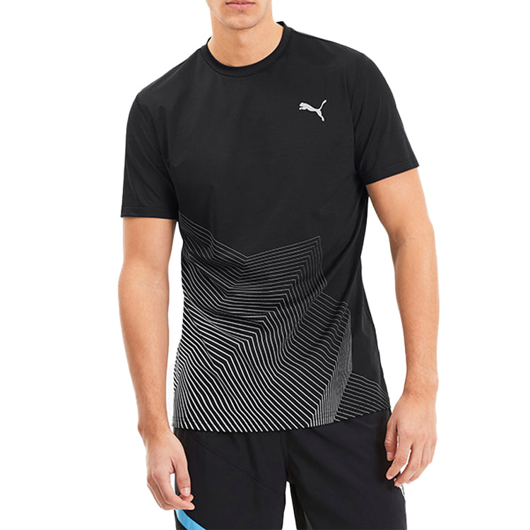 PUMA Last Lap Graphic Running Tee 'Black' 518968-04