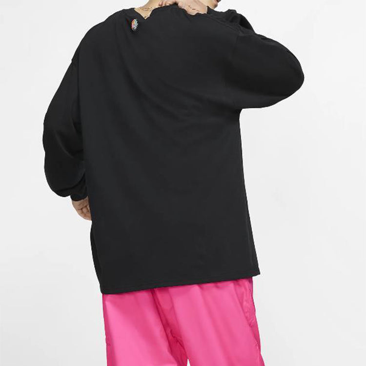 Nike x Atmos Jointly Signed Printing Round Collar Long Sleeve T-Shirt Men's CI3200-010