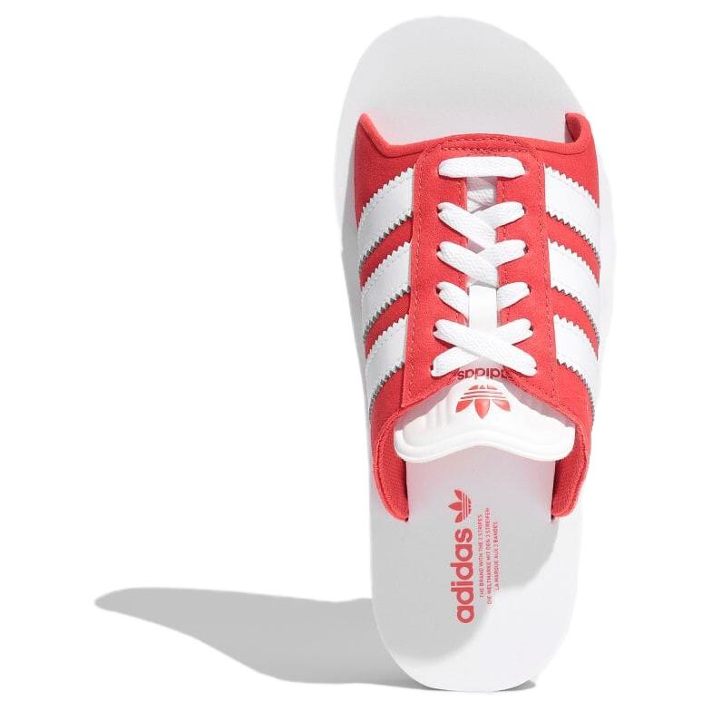 adidas GAZELLE BEACH Slides Asia Sizing 'White Red' JQ7424