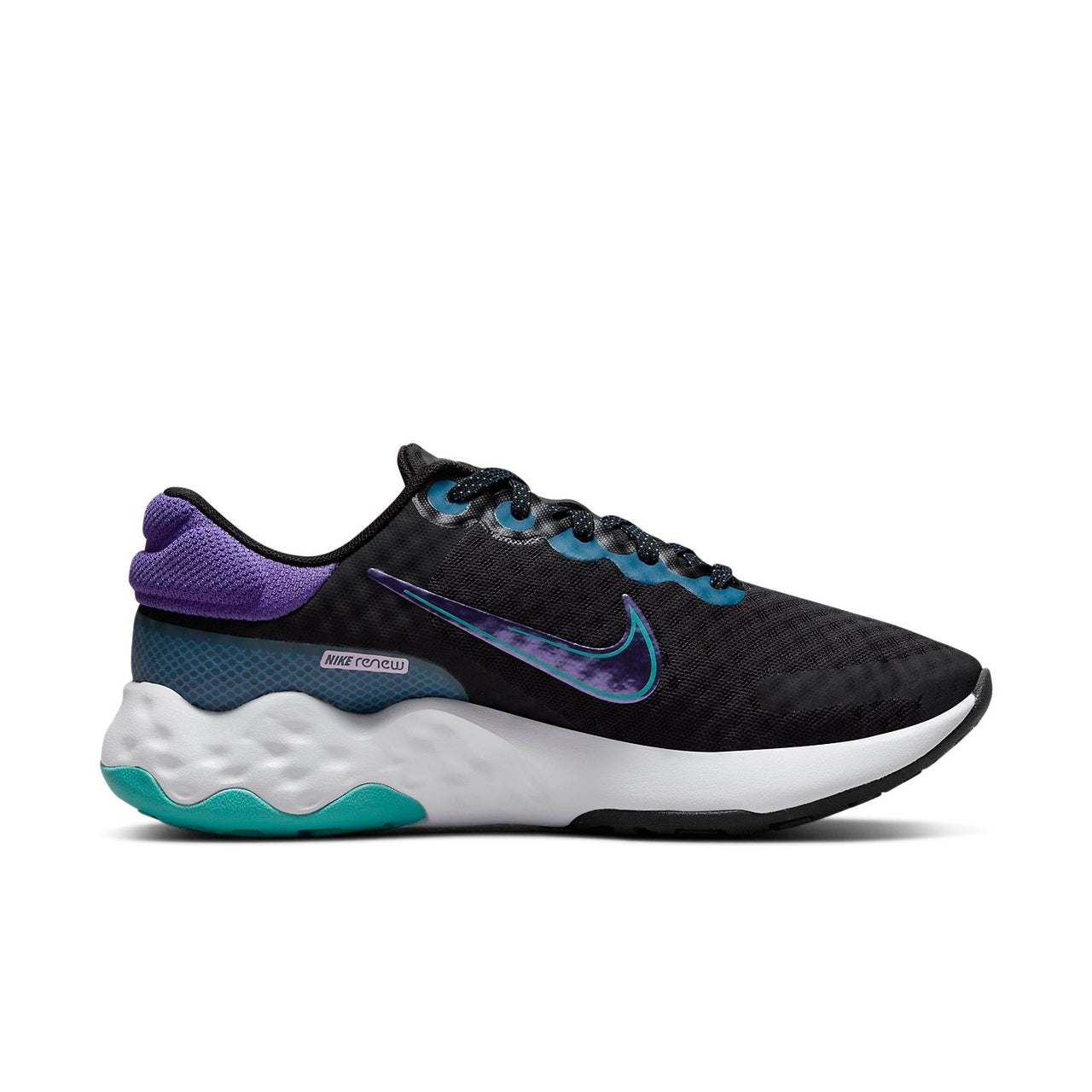 (WMNS) Nike Renew Ride 3 'Black Dark Iris' DC8184-005