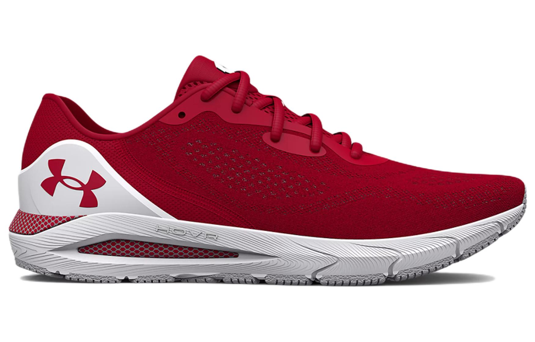 (WMNS) Under Armour HOVR Sonic 5 Collegiate Shoes 'Red White' 3026430-600