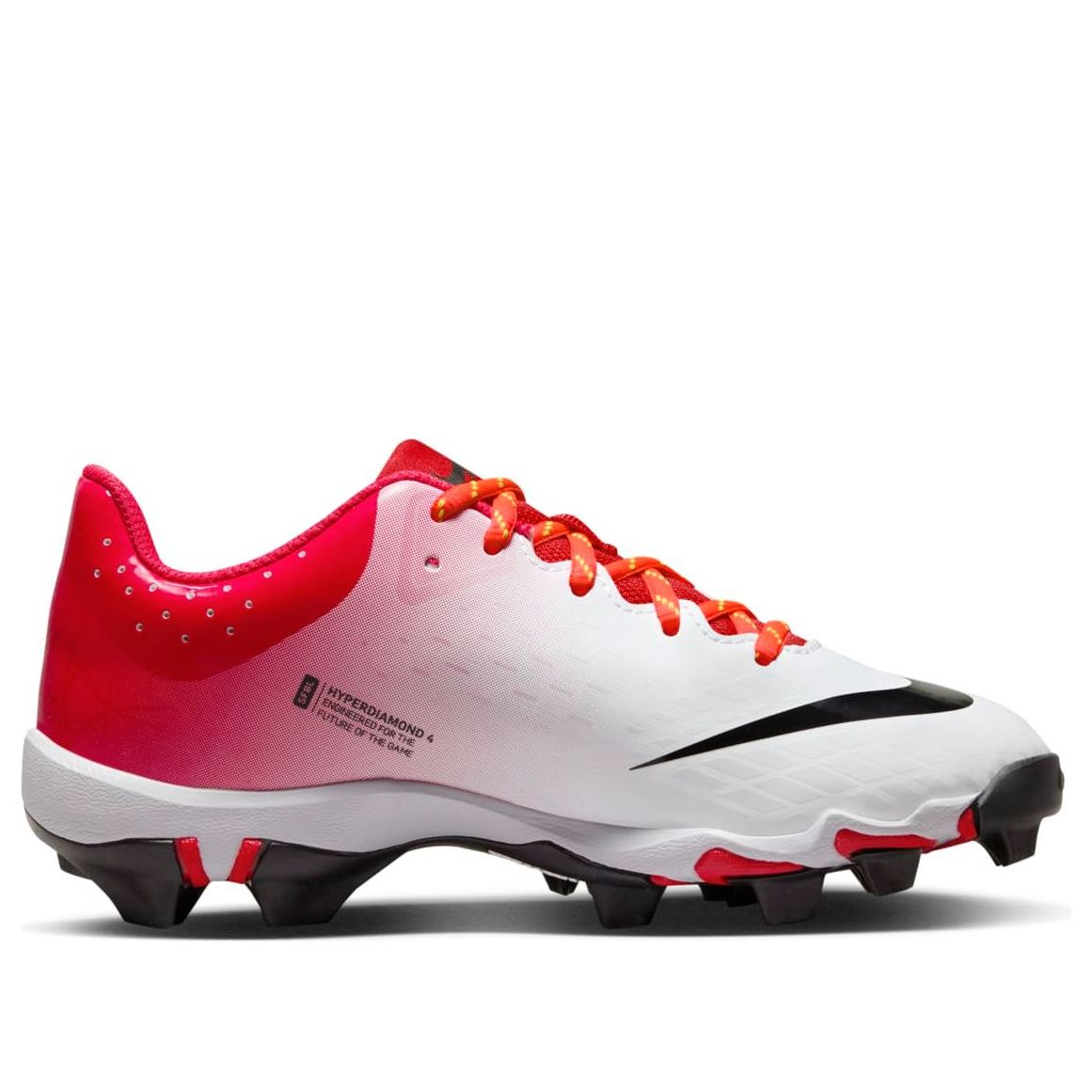 (GS) Nike Hyperdiamond 4 Keystone GG 'White University Red' CZ5919-601