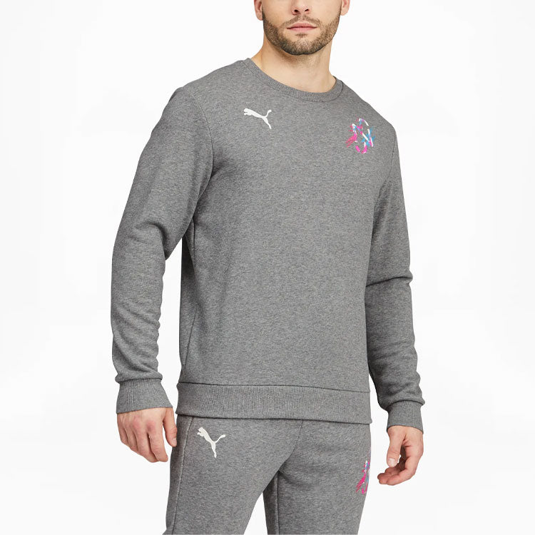 PUMA Neymar JR Creativ Hoodie 'Grey' 605562-06