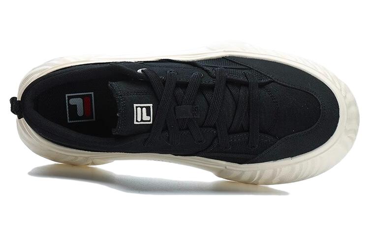 FILA Canvas Low NonSlip Durable Shoes 'Black White' F12M322301FBK