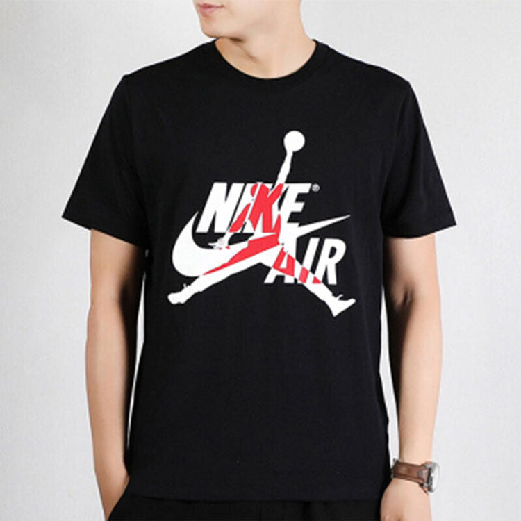 Air Jordan Jumpman Logo Short Sleeve Men's Black DH9493-010
