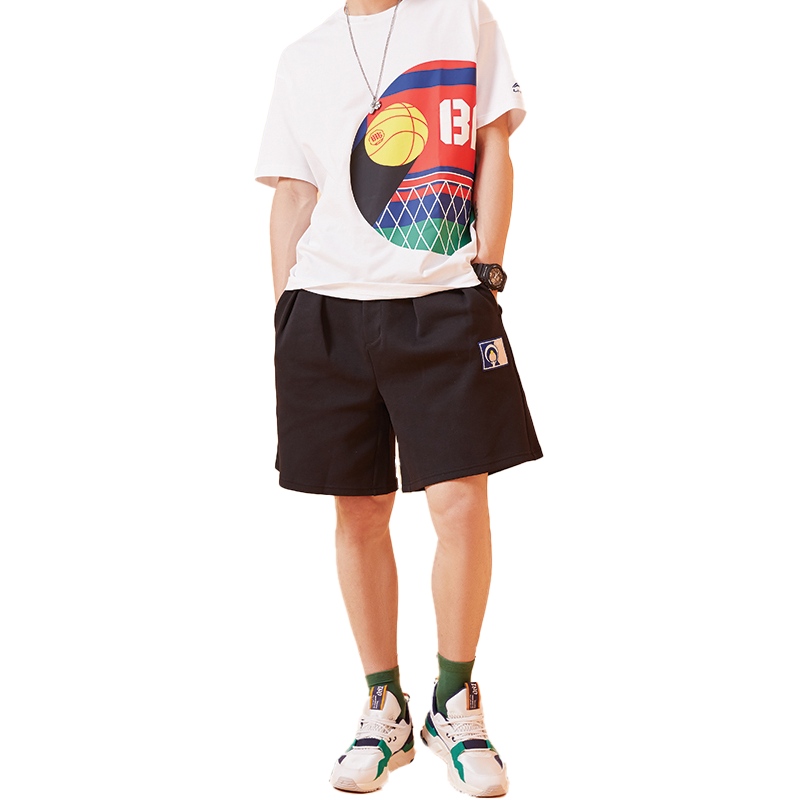 Li-Ning BADFIVE Loose Short Sleeve 'White' AHSQ285-1