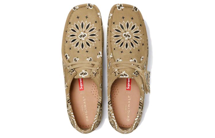 Clarks x Supreme Wallabee Bandana 'Khaki' 26142398