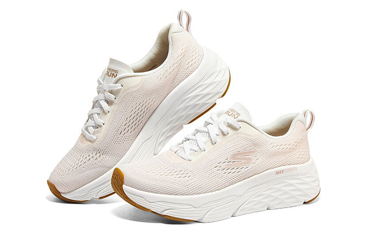 (WMNS) Skechers Max Cushioning Elite 'Cream White' 128533-WTRG