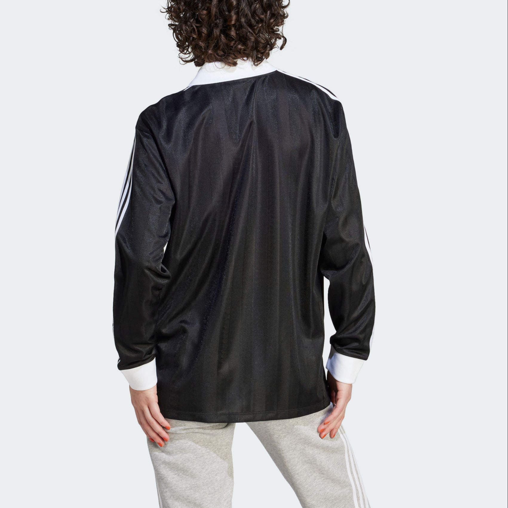 (WMNS) adidas Football Long-Sleeve Top 'Black' IR9769