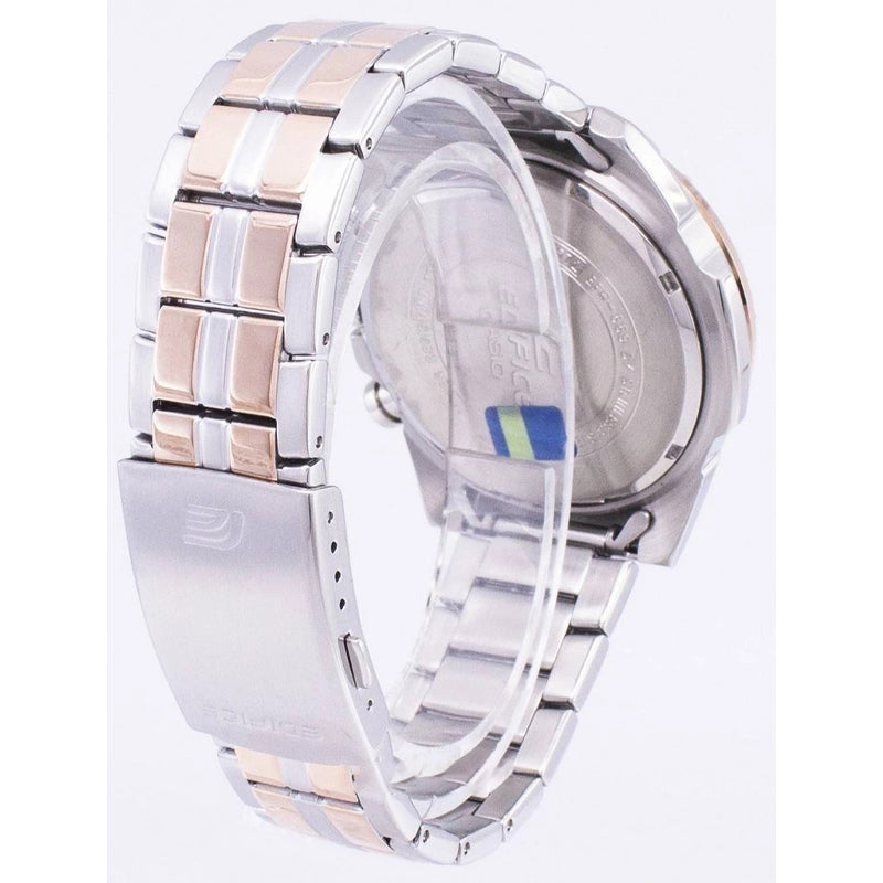 CASIO EDIFICE Waterproof Unisex Mens Rose Gold Analog EFR-559SG-7AQ