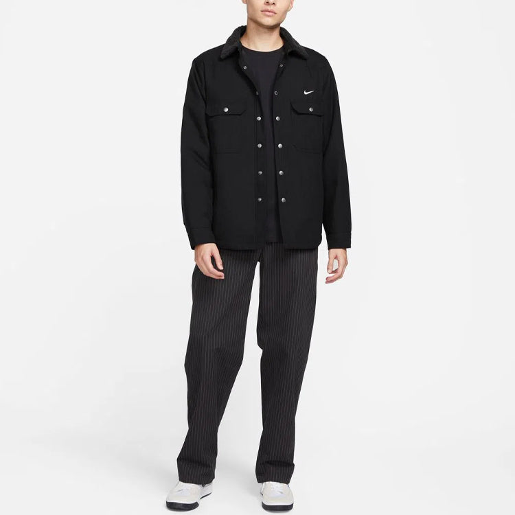 Nike SB Padded Flannel Skate Jacket 'Black' DQ6328-010