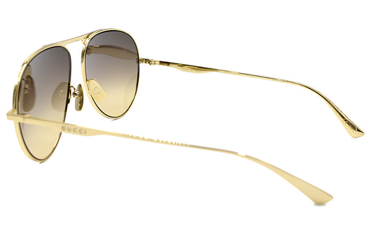 Gucci Series aviator Business travel Version Gold Color GG0334S-001