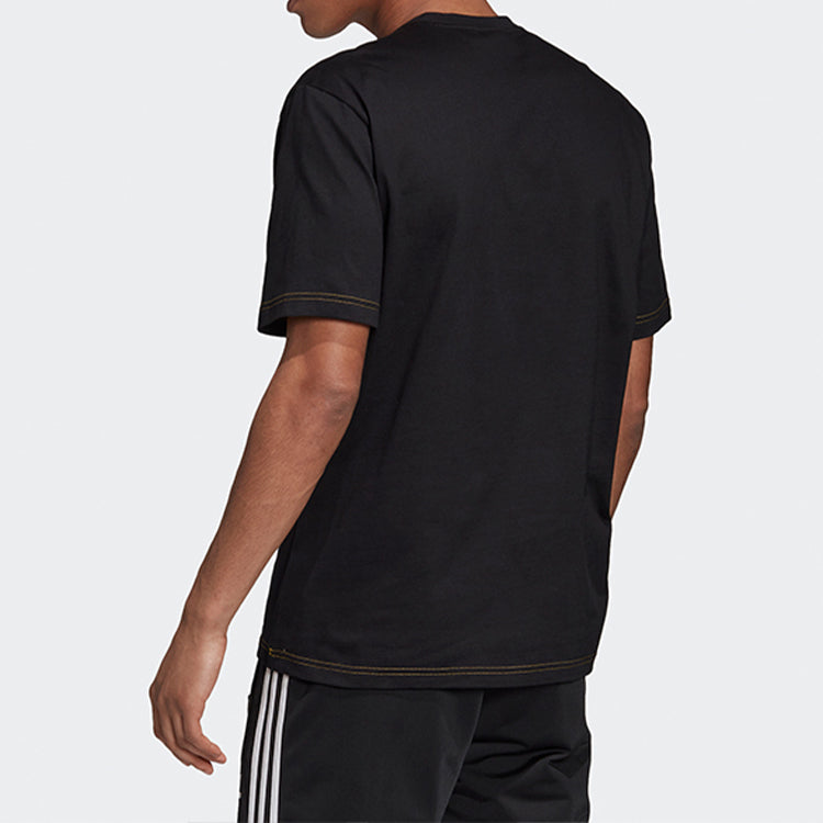 adidas originals ADV GRAPHIC TEE Printing Short Sleeve Black GD5608