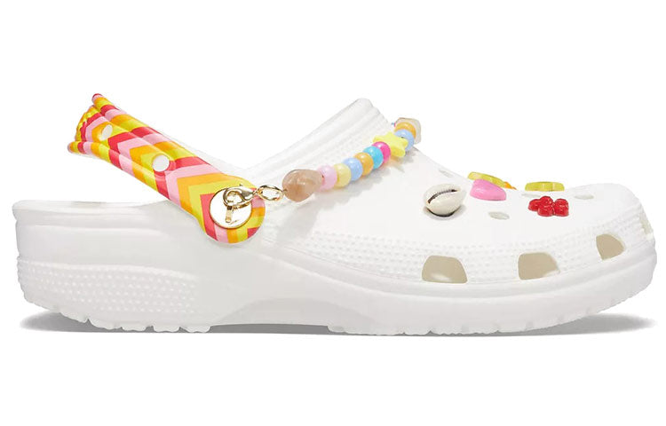 (WMNS) CROCS Classic Clog Outdoor Sports Slippers White 206983-94S