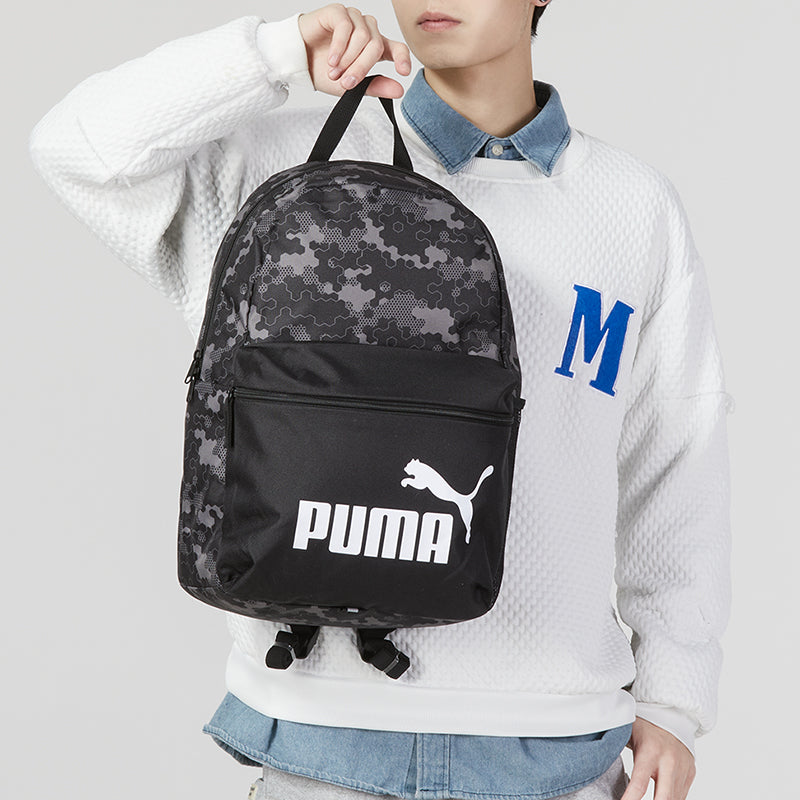 PUMA Phase AOP Backpack 'Black' 078046-10