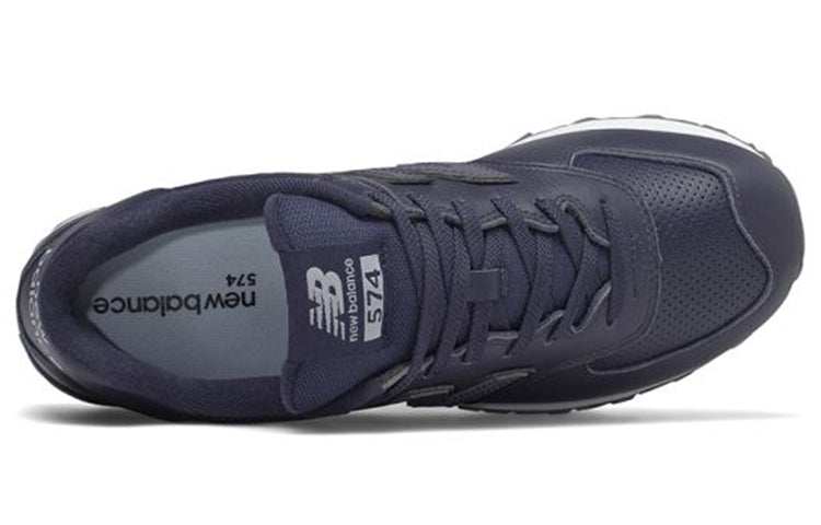 New Balance 574 Shoes Navy ML574SNU