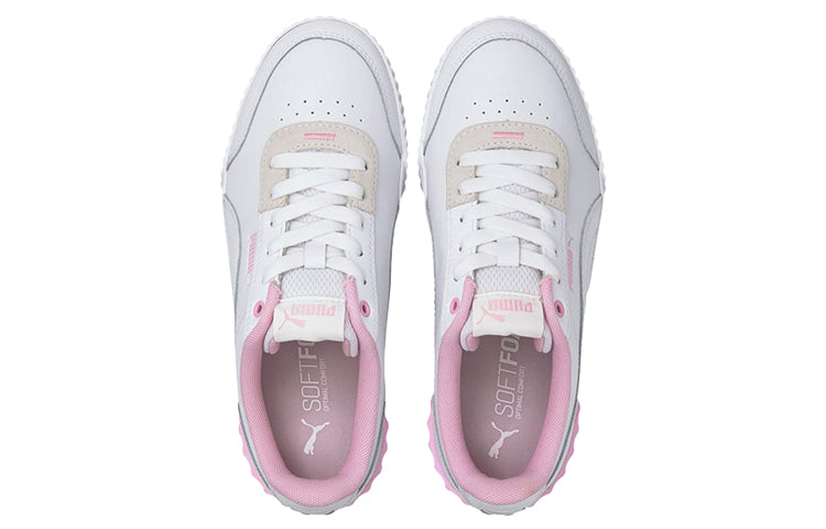 (WMNS) PUMA Carina Lift Casual Board Shoes White/Pink 373031-10