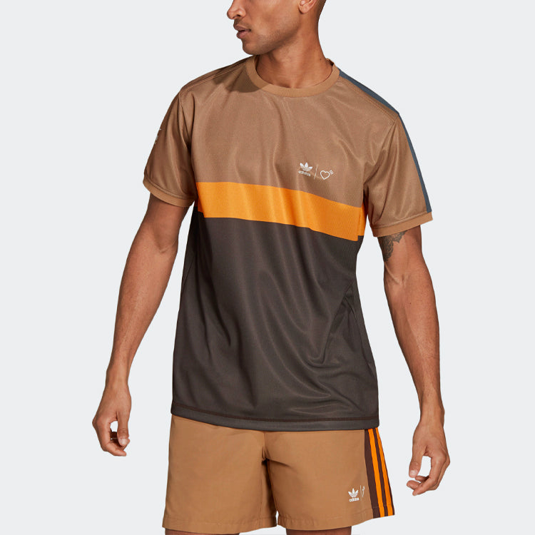 adidas x Human Made Graphic T-shirt 'Brown' HA9995