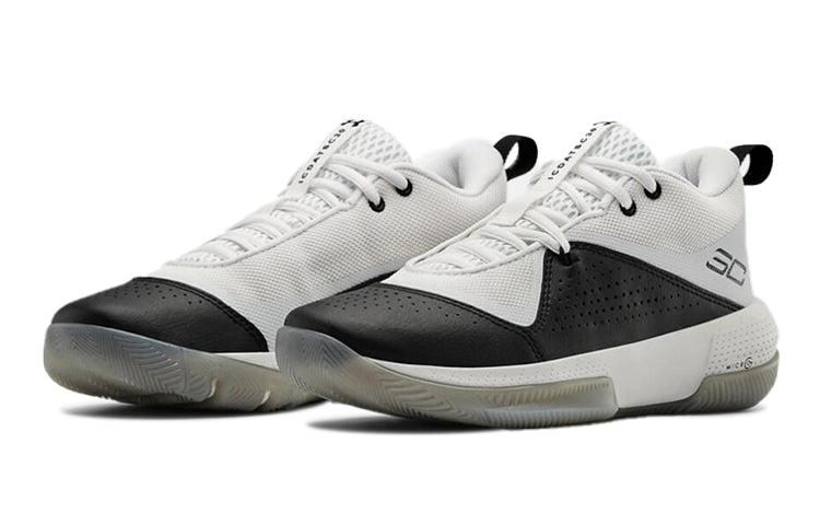 (GS) Under Armour Sc 3zer0 IV Low-Top Actual Combat White 3023918-100