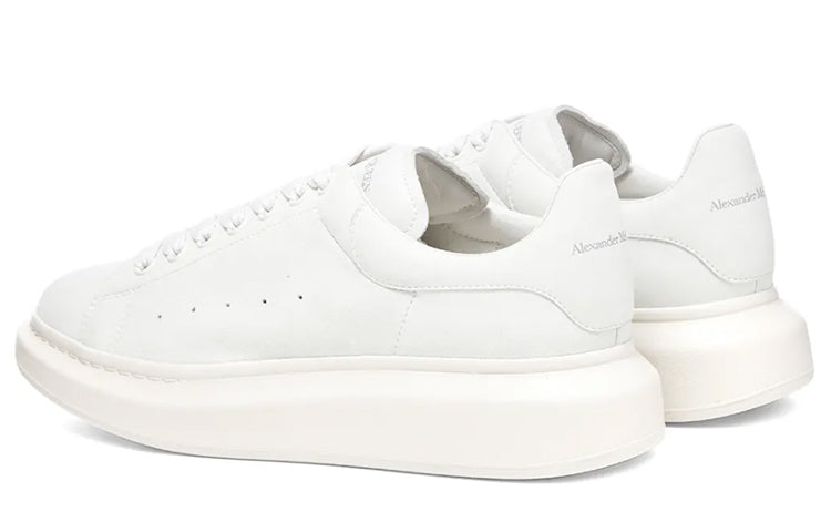 Alexander McQueen Nubuck Wedge Sole Sneaker 'Ivory' 553761WHV679521